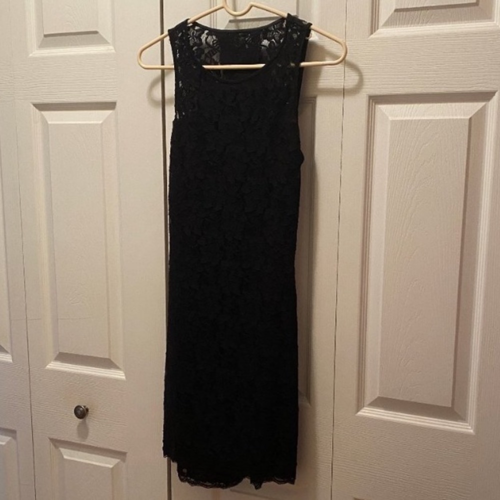 Express High Neck Lace Dress